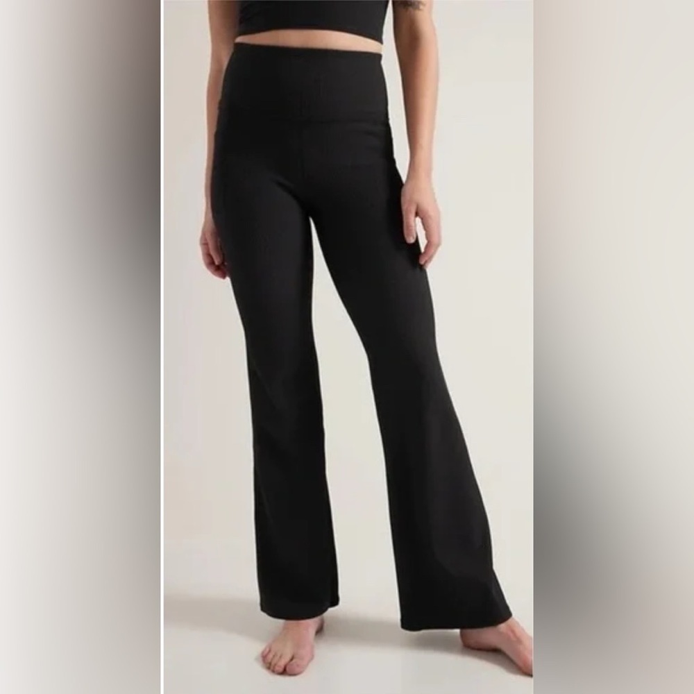 Athleta Classic Black Flare Leggings